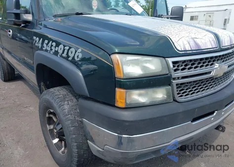 2005 Chevrolet Silverado 2500Hd Work Truck from USA, damaged, VIN 1GCHK29U35E293076
